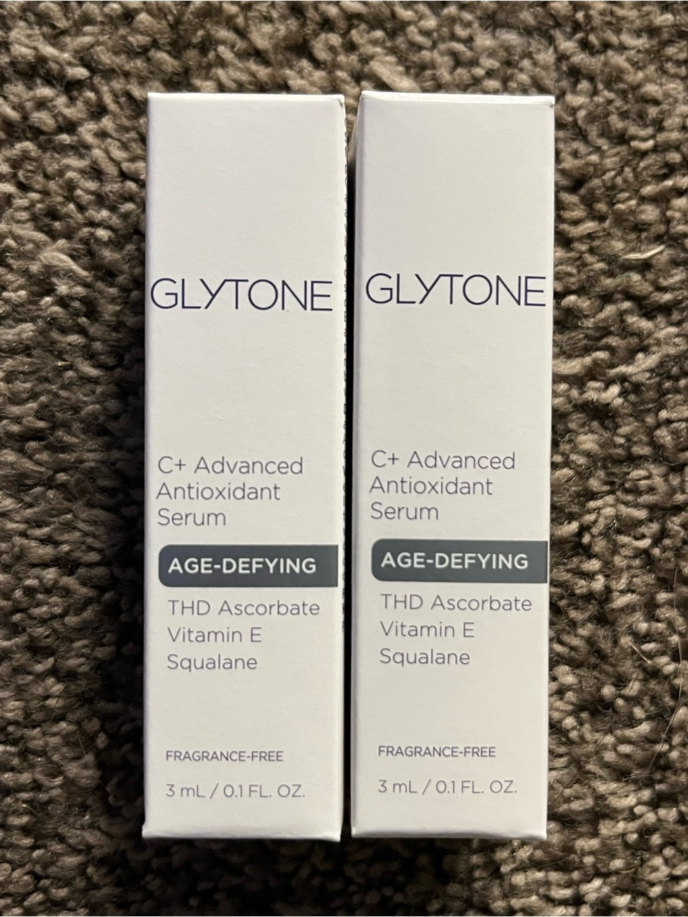 (2) Two Glytone C+ Advanced Antioxidant Age Defying Serum 3ml ea